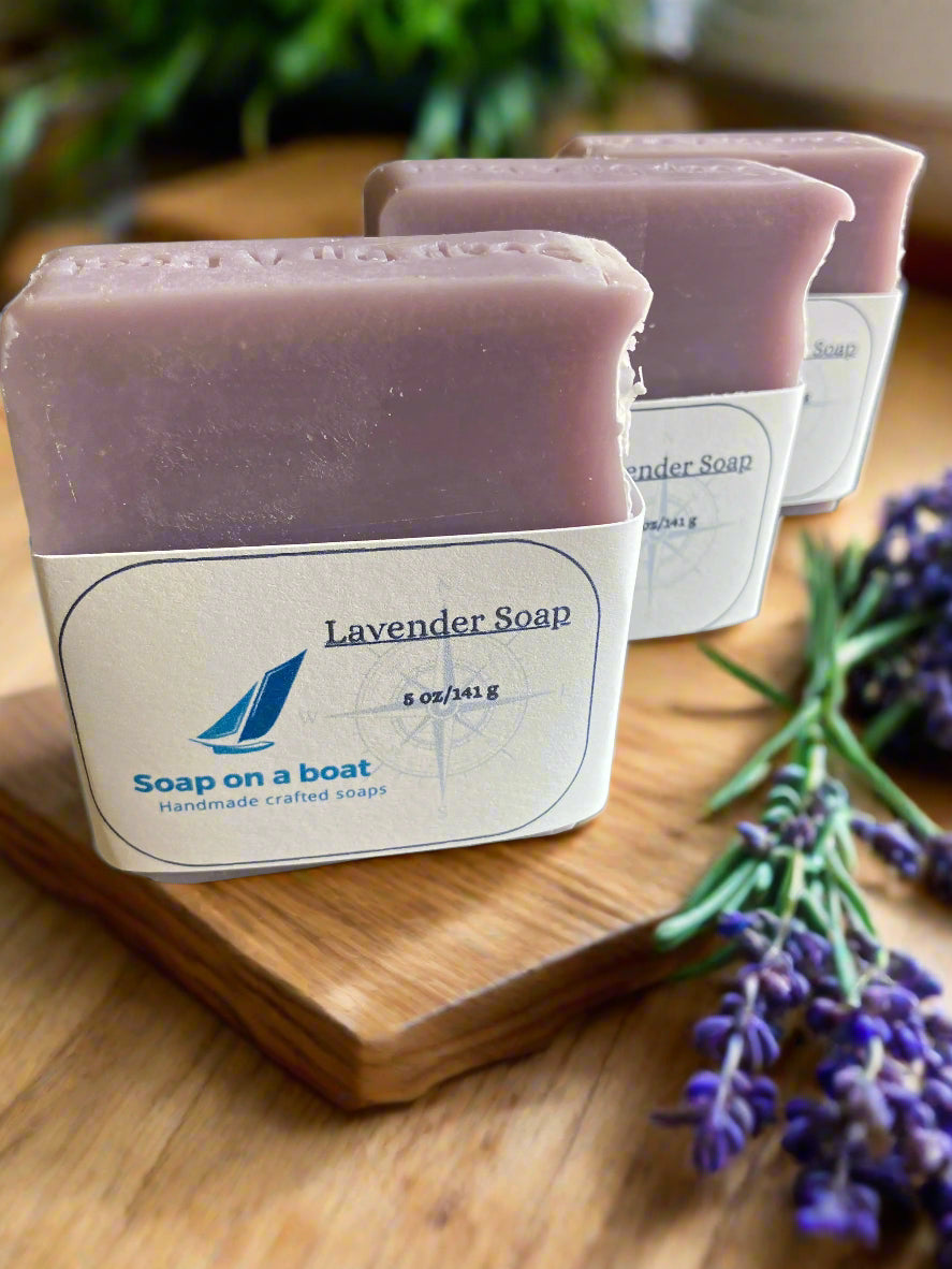 Lavender Soaponaboat