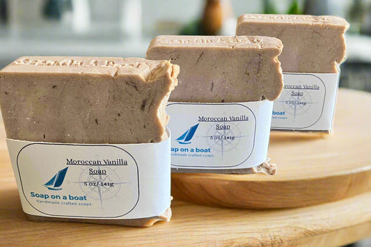 Moroccan  Vanilla Soap Soaponaboat